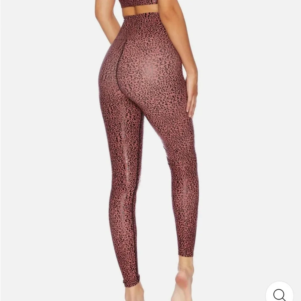 Beach Riot Cara Marsala Leopard High Rise Leggings_2